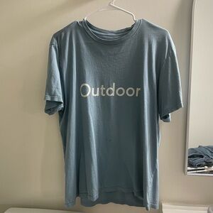 Outdoor Voices Light Blue Short Sleeve Tee